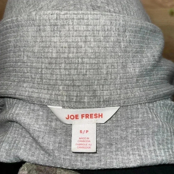 Ladies woman’s cardigan ribbed dress grey small button down shirt dress p-p 22 - Picture 3 of 4